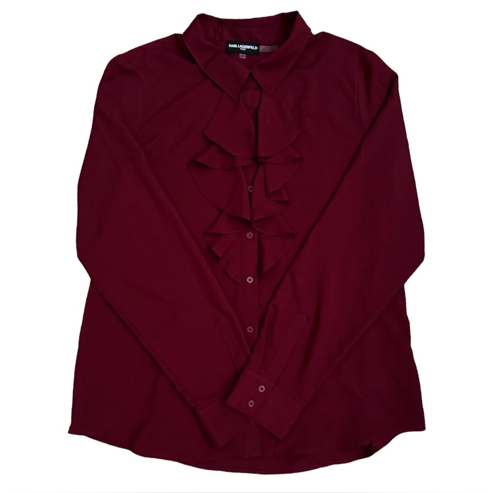 Karl Lagerfeld Ruffle Shirt